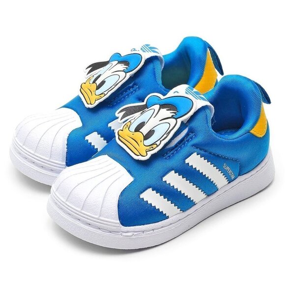 ADIDAS Disney Superstar Original Preschool Slip On Sneakers - Picture 1 of 12
